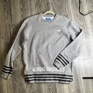 Adidas Originals Gray Men's Sweater Medium